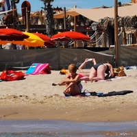 Photo de france - La plage de la Roquille et le Mango's Beach Bar